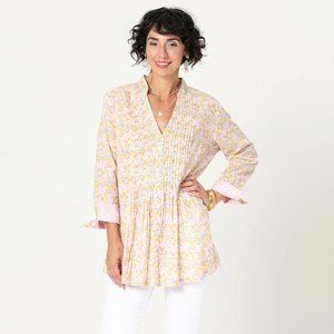 Patty Pink Tunic blue Cotton XL NWT